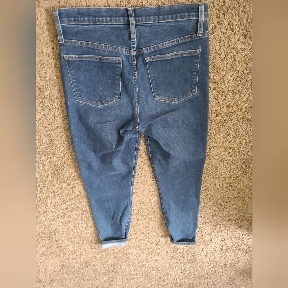 J.Crew High Rise Toothpick Jeans Light Wash Size 30 Skinny